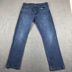 Levi's 502 Taper Jeans Mens 31x30 Dark Wash Blue Denim Excellent Condition